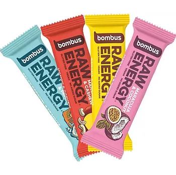 Bombus raw energy 50 g - kokos a šťáva z marakuji
