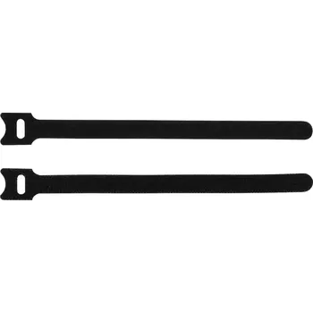 Stahovací páska na suchý zip délka 12 x 200 mm BREX, barva Černá