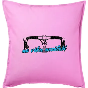 Polštář Na věku nezáleží - Polštář 50x50 - 50x50 - Pouze potah ( Růžová )