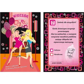 Party dekorace Karty s úkoly na rozlučku se svobodou doma 12 Ks