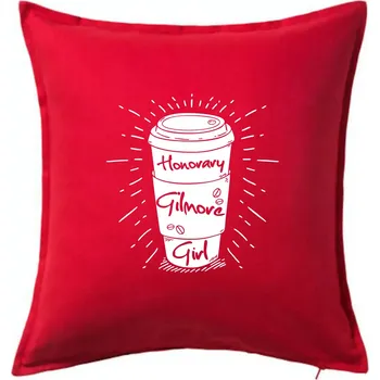 Polštář Honorary Gilmore Girl - Polštář 50x50 - 50x50 - Pouze potah ( Červená )