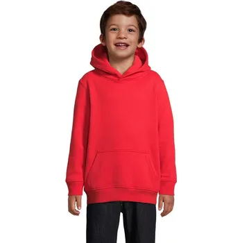 Chlapecké oblečení CONDOR KIDS mikina s kapucí - Bright Red3XL