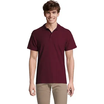 Pánská košile SPRING II MEN Polo 210g - BurgundyXL