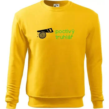 Pánská mikina Poctivý Truhlář - Mikina Essential pánská - S ( Žlutá )