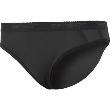 Kalhotky Sensor Double Face černé dámské kalhotky S
