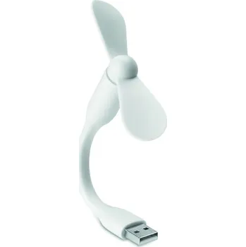 Domácí ventilátor Přenosný ventilátor USB Tatsumaki - Bílá