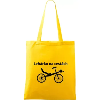 Lehárko na cestách - Taška bavlněná - 42 x 38 cm ( Žlutá )