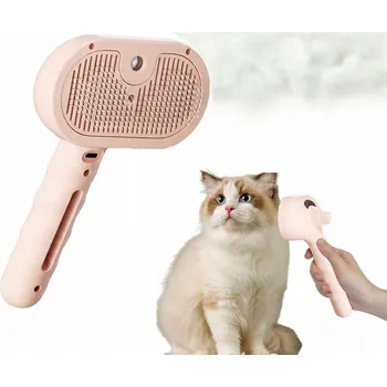 Péče o srst a drápky ELEKTRICKÝ PARNÍ KARTÁČ na srst pro PSY/KOČKY, SAMOČISTÍCÍ