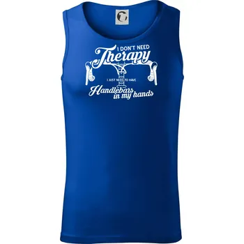 I don't need therapy handlebars in my hands - Tílko pánské Core - L ( Královská modrá )