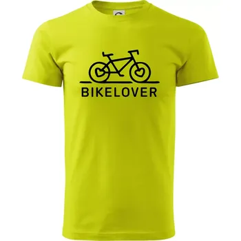 Bike lover - Klasické pánské triko vyšší gramáže - M ( Limetková )