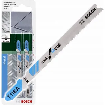 Pilový plátek Pilový Pilový List ve tvaru T (T) pro přímočaré pily Bosch