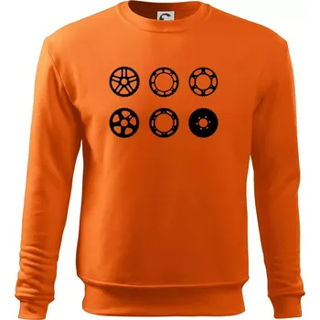 Pánská mikina Cyklo Převodníky - Mikina Essential pánská - 2XL ( Oranžová )