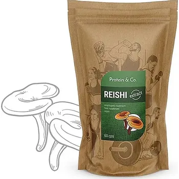 Přírodní produkt Protein&Co. Reishi extrakt – 60 kapslí