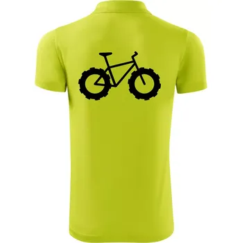 Pánská košile Fatbike - Polokošile Victory sportovní (dresovina) - L ( Limetková )