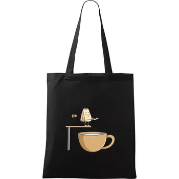 Skokan čaj - Taška bavlněná - 42 x 38 cm ( Černá )