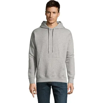 Pánská mikina SLAM Unisex Mikina s kapucí - Šedý MelírM