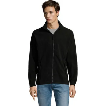 NORTH Fleecová bunda na zip - Black5XL