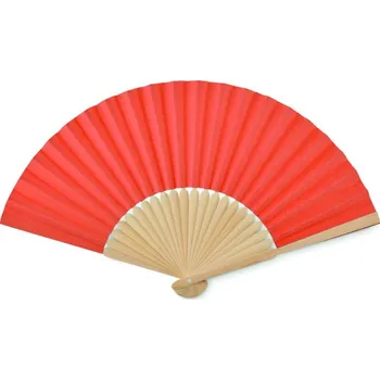 Vějíř z bambusu Fanny Paper - Oranžová