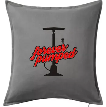 Polštář Forever Pumped - Polštář 50x50 - 50x50 - Pouze potah ( Tmavě šedý melír )