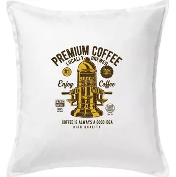 Polštář Classic Coffee Maker - Polštář 50x50 - 50x50 - Pouze potah ( Bílá )