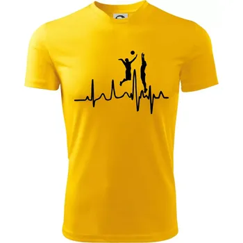 EKG volejbalisti muži - Dětské triko sportovní (dresovina) - 122 cm/6 let ( Žlutá )