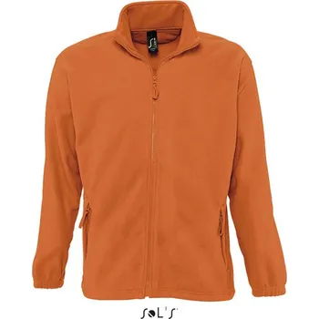 NORTH Fleecová bunda na zip - Orange4XL