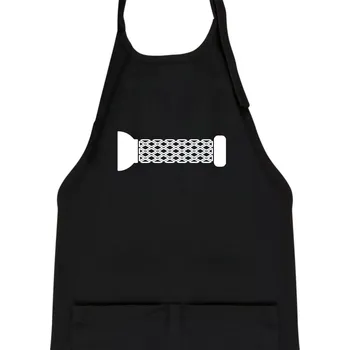 Kuchyňská zástěra Cyclo grip - Dětská zástěra na vaření - Univerzální velikost ( Černá )