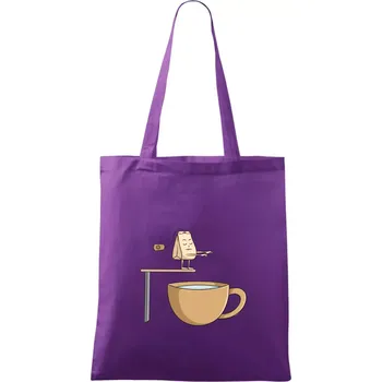 Skokan čaj - Taška bavlněná - 42 x 38 cm ( Fialová )