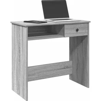 Psací stůl vidaXL Psací stůl 80 x 40 x 75 cm dřevotříska [860474] Barva: šedá sonoma
