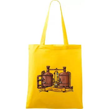 Nejlíp vařím já - Taška bavlněná - 42 x 38 cm ( Žlutá )