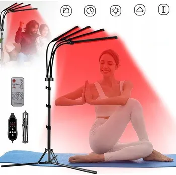 INFRAČERVENÁ LAMPA 180 LED PRO TERAPII ŚWIATŁEM Z PILOTEM I LINIĄ