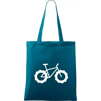 Fatbike - Taška bavlněná - 42 x 38 cm ( Petrolejová )