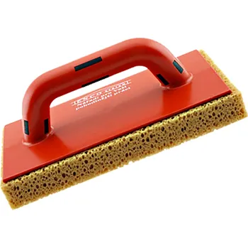 Zednické hladítko ENCO Hladítko vymývací s nařezanou hrubou mořskou houbou | 250x130x30 mm