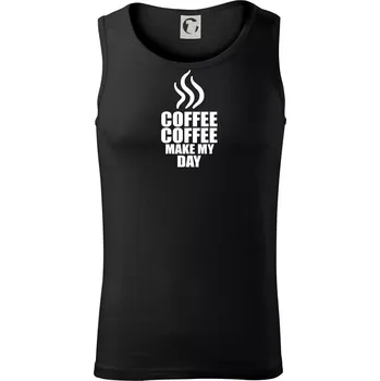 Coffee make my day - Tílko pánské Core - XL ( Černá )