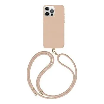 Etui UNIQ Coehl Muse Magnetic Charging do iPhone 15 Pro Max - beżowe