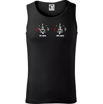 Pánské termoprádlo Výkon kafe - Tílko pánské Core - XL ( Černá )