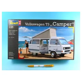 autíčko Plastic ModelKit auto 07344 - VW T3 Camper (1:25)