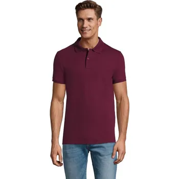 Pánské tričko PERFECT MEN Polo 180g - BurgundyS