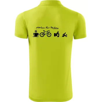 Pánská košile Plan for today - Polokošile Victory sportovní (dresovina) - 3XL ( Limetková )