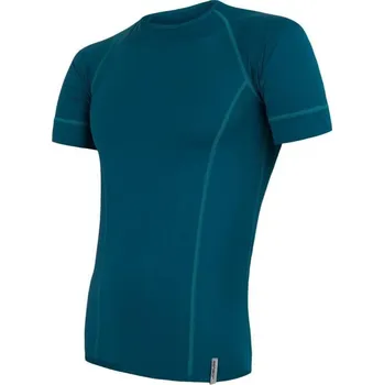 Sensor Coolmax Tech safírové pánské triko krátký rukáv XL + DÁREK