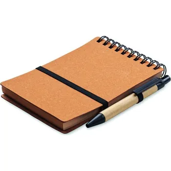 Zápisník Recyklovaný zápisník s propiskou Notie - Hnědá