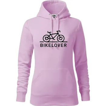 Dámská mikina Bike lover - Mikina dámská Cape s kapucí - XS ( Orchid )