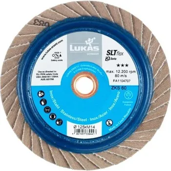Brusný kotouč LUKAS Brusné lamelové talíře SLTflex 115 5/8-11 ZKS 40, A272811504018