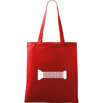 Nákupní taška Cyclo grip - Taška bavlněná - 42 x 38 cm ( Červená )