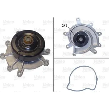 Chladič motoru Vodní čerpadlo, chlazení motoru VALEO 506823