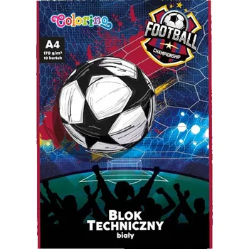 Blok Technický blok A4 Colorino Football 21825PTR