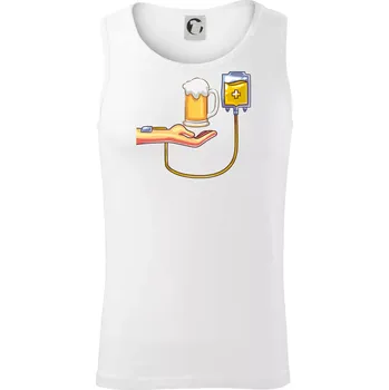Pivo infuze - Tílko pánské Core - M ( Bílá )