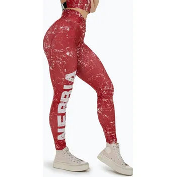 Dámské legíny Dámské tréninkové legíny NEBBIA Rough Girl red