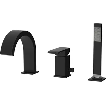 Vodovodní baterie Kronenbach Quara 3.0 vanová baterie na vanu černá KB100366C11