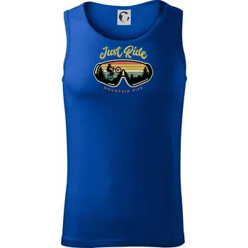 Just ride mountain bike - Tílko pánské Core - L ( Královská modrá )
